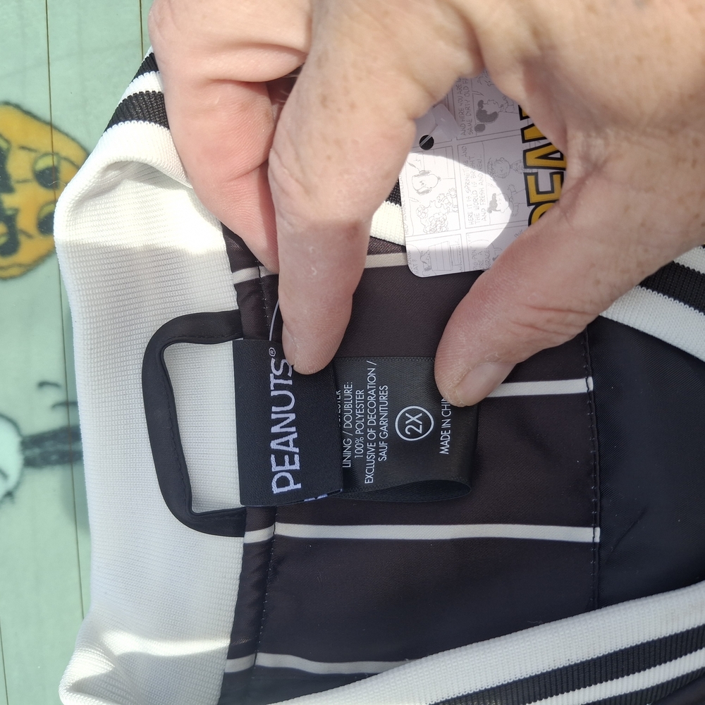 Peanuts Baseball Striped Jacket - Picture 7 of 9